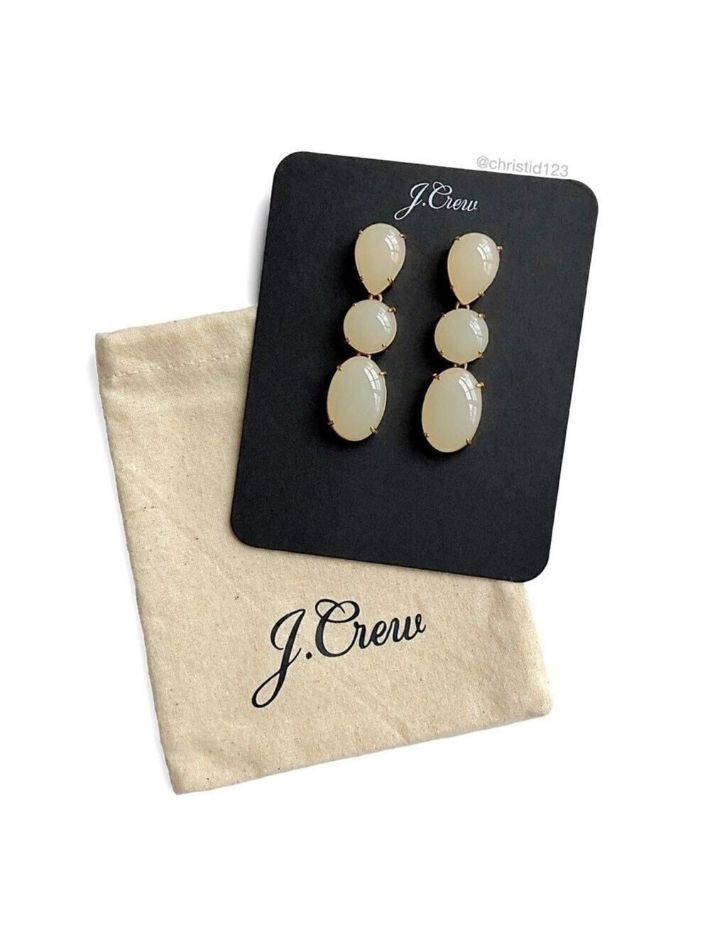 J. Crew Stone Drop Earrings
